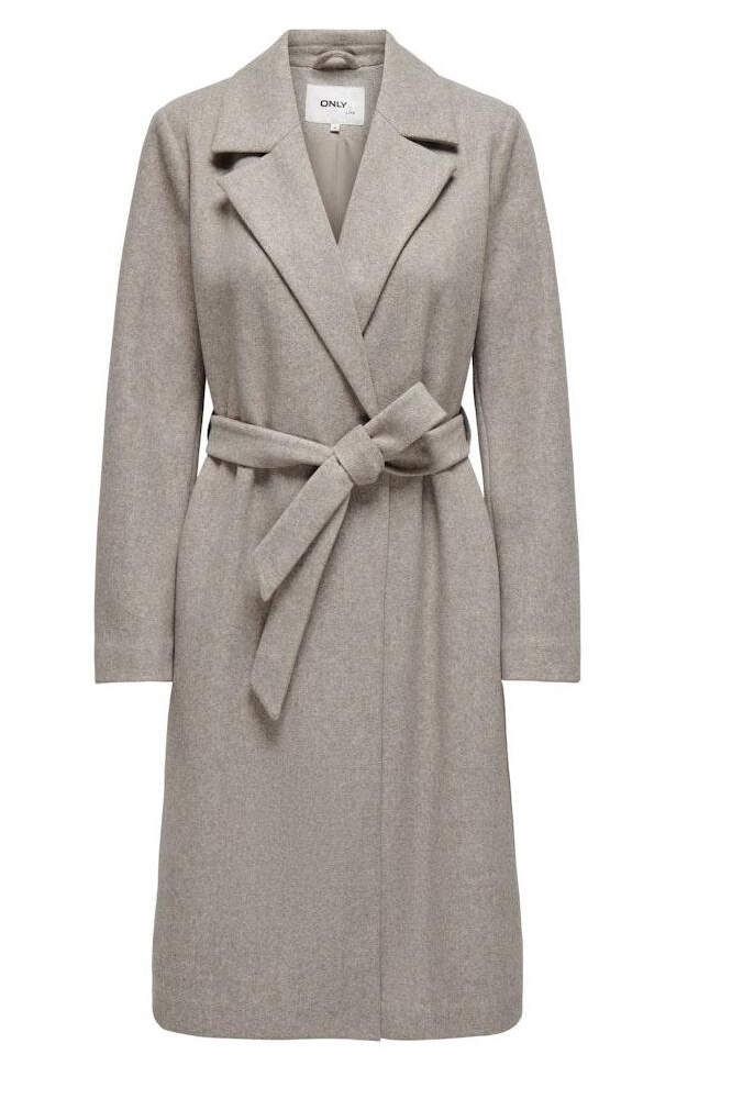 ONLALVILDA LIFE WRAP COAT OTW NOOS 15314362 Simply Taupe/MELANGE